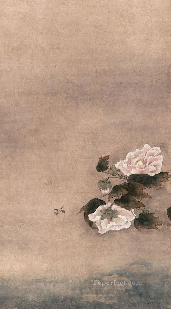 shadow in water of lotus old China ink Oil Paintings
